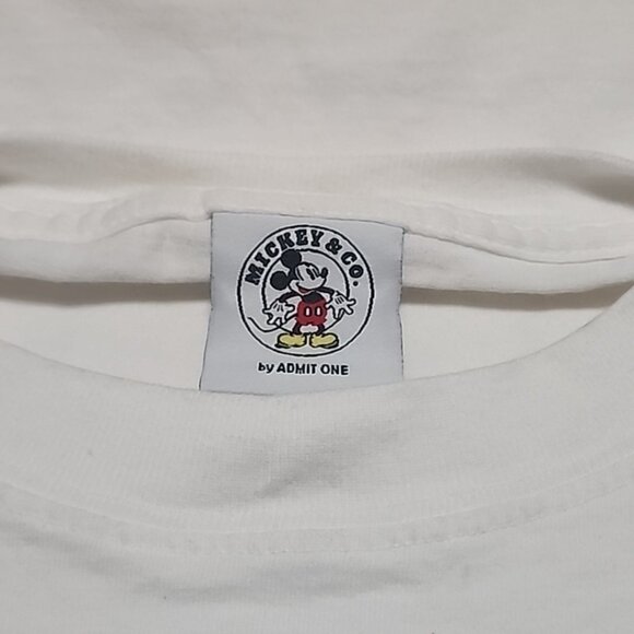 Vintage 90s Disney Mickey Mouse Golf T-Shirt FORE! Graphic Tee White Single... - Picture 8 of 14